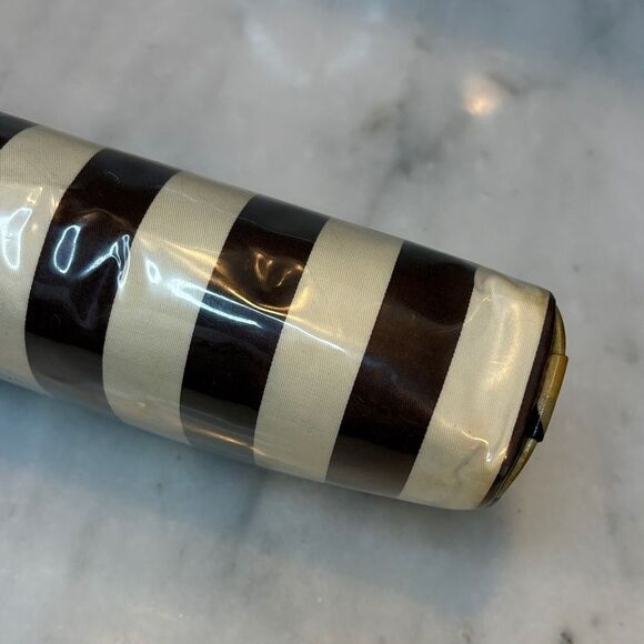 Kate Spade Striped Travel Cosmetic Case Pouch Clutch - Picture 11 of 16